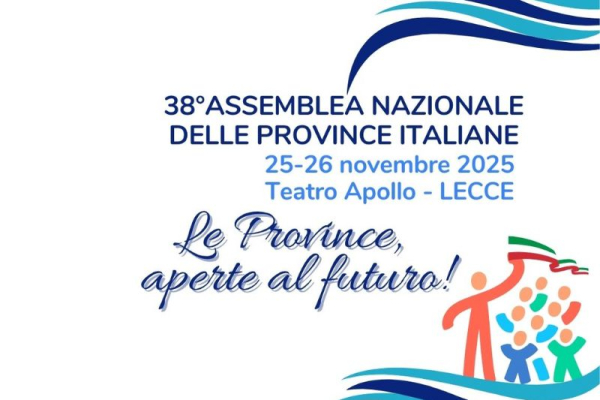 A Lecce l'Assemblea nazionale delle Province UPI: presente anche l'Unione Province del Veneto