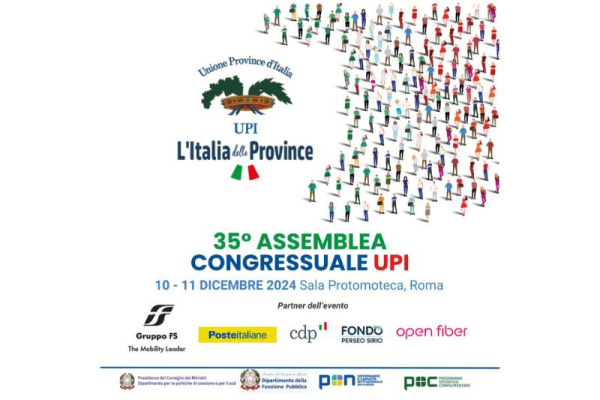 35° Assemblea Province Italiane a Roma il 10 e 11 dicembre: presente anche l'Unione Province del Veneto